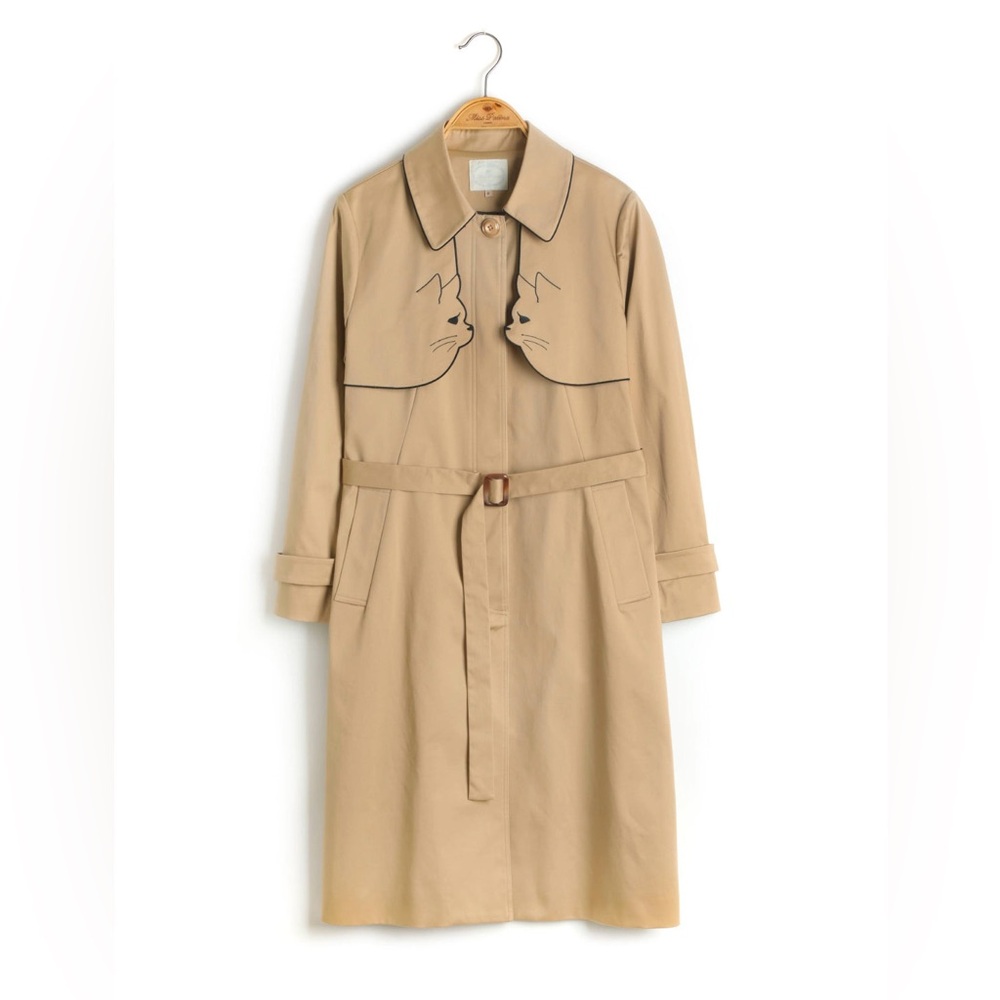 Miss Patina Ailurophile Trench Coat